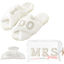 Picture of Bride To Be Gift Set Includes I Do Bride Slippers Clear Mrs Makeup Bag Bride Cosmetic Bag Clear Makeup Pouch Toiletry Bag Bride Hair Claw Wedding Gifts Bridal Shower Gift Mrs Gift