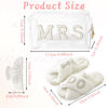 Picture of Bride To Be Gift Set Includes I Do Bride Slippers Clear Mrs Makeup Bag Bride Cosmetic Bag Clear Makeup Pouch Toiletry Bag Bride Hair Claw Wedding Gifts Bridal Shower Gift Mrs Gift