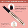 Picture of MiaSarah 2 in 1 Cream Eyeshadow Stick, Shimmer Smooth Eyeshadow Pencil, Hypoallergenic Waterproof Long Lasting Eye Shadow Highlighter Stick, Create High-Impact, Multi-Dimensional Eyes Look
