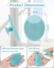 Picture of Face Scrubber, 8 PCS Silicone Face Scrubber Exfoliator for Women, Face Cleansing Brush Blackhead Acne Pore Pad for Deep Cleaning Skin Care