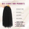 Picture of Dansama Passion Twist Hair Water Wave Braiding Hair for Butterfly Style Crochet Braids Bohemian Hair Extensions (12inch (Pack of 7), #1B)