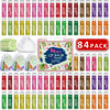 Picture of 84 Pack Natural Lip Balm Bulk with Vitamin E and Coconut Oil Valentine's Day best choice - Moisturizing, Soothing, and Repairing Dry and Chapped Lips Valentine's Gift - 14 Flavors - Non-GMO