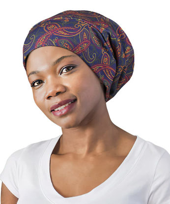 Picture of Night Cap,Satin Lined Adjustable Frizzy Hair Women Sleeping Extra Large