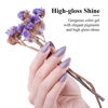 Picture of Imtiti Gel Nail Polish, 1 Pcs 0.5 Fl Oz Grape Purple Nude Gel Polish Soak Off LED U V Nail Gel Polish Neutral Gel Nail Polish DIY Nail Art Starter Manicure Salon Gel Nail Kit for Women Girls