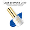 Picture of Imtiti Gel Nail Polish, 0.5 Fl Oz Royal Blue Color Gel Polish Soak Off LED U V Nail Gel Polish Nail Polish DIY Nail Art Starter Manicure Salon Gel Nail Kit for Women Girls