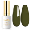 Picture of Imtiti Gel Nail Polish, 1 Pcs 0.5 Fl Oz Olive Green Color Gel Polish Soak Off LED U V Nail Gel Polish Nail Polish DIY Nail Art Starter Manicure Salon Gel Nail Kit for Women Girls