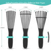 Picture of Detangling Hair Brush, Detangling brush for Adults and Kids, Comb Set for Kinky Curly Coily and Wavy Hair, For Wet and Dry Hair, Afro American Type 3a-4c, Comfortable Grip, Easy to Clean(Black)