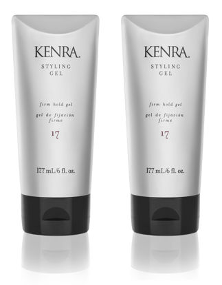 Picture of Kenra Styling Gel 17 | High Hold Gel | Creates Fullness & Adds Shine | Controls Coarse, Unruly Hair Textures | Alcohol-Free, Non-Drying, & Non-Flaking | Medium To Coarse Hair | 6 fl. Oz (2-Pack)