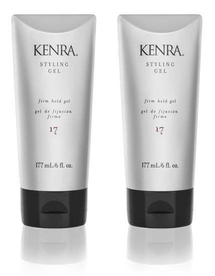 Picture of Kenra Styling Gel 17 | High Hold Gel | Creates Fullness & Adds Shine | Controls Coarse, Unruly Hair Textures | Alcohol-Free, Non-Drying, & Non-Flaking | Medium To Coarse Hair | 6 fl. Oz (2-Pack)
