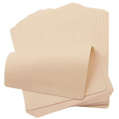 Picture of Blank Tattoo Practice Skin - Romlon 15Pcs Tattoo Skin Practice 8'' x 6'' Double Sides Tattoo Skin Microblading Eyebrow Fake Skin for Tattoo for Beginners and Experienced Artists Tattoo Supplies…