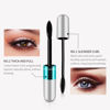 Picture of 2 Pack 2 in 1 Mascara 5x Longer Washable, 2 in 1 4D Silk Fiber Lash Mascara, No Clumping, Long-lasting Black Mascara