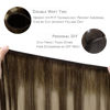 Picture of WENNALIFE Sew in Hair Extensions Real Human Hair, 14 Inch 80g Balayage Chocolate Brown to Honey Blonde Machine Weft Hair Extensions Human Hair Hand Tied Weft Hair Extensions Sew In