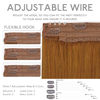 Picture of WENNALIFE Wire Hair Extensions (Increase 50% Lifespan) Real Human Hair 16 inch 125g Auburn Ginger Remy Real Hair Extensions Invisible Wire Hair Extensions Human Hair Natural Fish Line Straight Hair