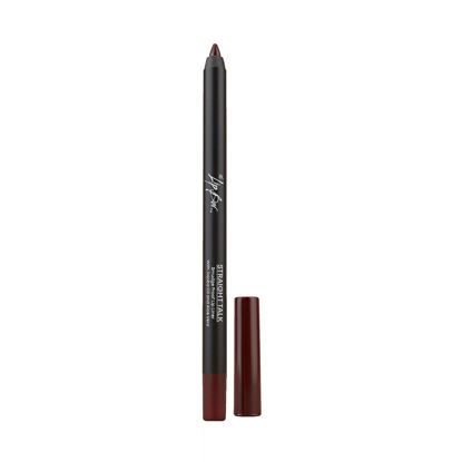 Picture of The Lip Bar | Straight Line Lip Liner | Vegan & Cruelty Free | Straight Talk - Burgundy