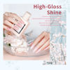 Picture of RARJSM Icy Jelly Gel Nail Polish Set of 6 Translucent Colors,Sheer Rose Nude Skintone Gel Polish LED UV Gel Clear Milky Light Pink Red Brown French Manicure Curing Requires 7.5ml DIY Home Nail Salon