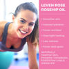 Picture of Leven Rose Rosehip Seed Oil 32 oz - Pure Cold Pressed Oil for Face, Body, Hair, Skin & Nails - Nighttime Moisturizer