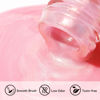 Picture of MIZHSE Nail Polish: 15Ml Mermaid Pearl Nail Polish Pink Aurora Effect Nail Polish, Fingernail and Toenail Polish Glossy Long Lasting Nail Polish Trendy DIY at Home Nail Gift Spree