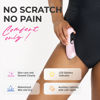 Picture of KRADAA Bikini Trimmer for Women Pubic Hair: Rechargeable Eletctric Razors for Women - Painless Eletctric Shaver for Women - Bikini Trimmer Waterproof IPX7 for Body Hair (Blossom Pink)
