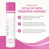 Picture of TRI Design Aerogel Hairspray - Non-Toxic Hair Finishing Spray for Styling, Volumizing and Holding Curly Hair with Flexible Hold - For Women and Men - Pack of 6 (10.5 Oz)
