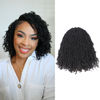 Picture of Toyotress Yanky Twist Crochet Hair - 8 Inch 8 Packs (30 Strands/Pcs) Fluffy Spring Mini Twist Short Bob Passion Twist, Natural Black Pre-Looped Crochet Braids Braiding Hair (8 Inch, 1B-8P)