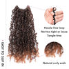 Picture of Toyotress Yanky Twist Crochet Hair - 10 Inch 8 Packs (30 Strands/Pcs) Pre-twisted Fluffy Spring Mini Twist Short Passion Twist, Ombre Brown Pre-Looped Crochet Braids Braiding Hair (10 Inch, T30-8P)