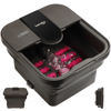 Picture of Beinilai Collapsible Foot Spa,Foot Bath with Heat and Massage and Bubble Jets,Foot Soak Tub with Six Non Motorized Foot Rollers,Acupressure Massage Points,Red Light and Removable Pumice Stone