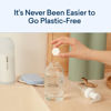Picture of BLUELAND Hand Soap Starter Set Slate - 1 Refillable Glass Foaming Hand Soap Dispenser + 4 Tablets Refills | Iris Agave Scent | Eco Friendly Hand Soap | Makes 4 x 9 Fl oz bottles (36 Fl oz total)