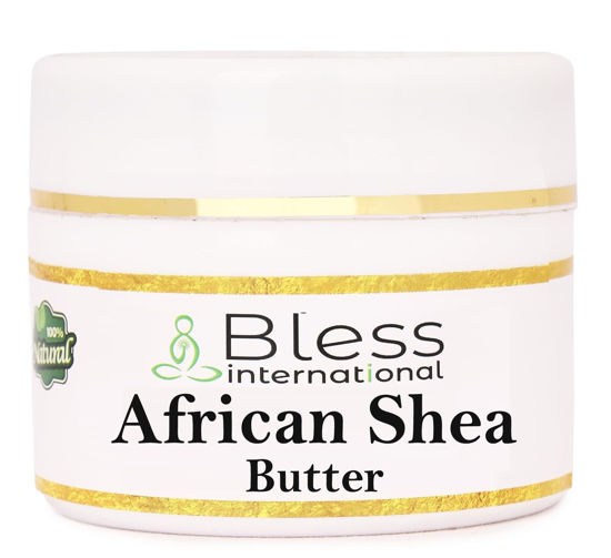 Picture of Organic Raw African Shea Butter 100% Pure,Natural & Unrefined| Skin Moisturizer For Face, Body & Hair| 8 OZ/230 GM Ivory/White Grade A | DIY Creams, Balms, Lotions, Soaps| Moisturizes Dry Skin