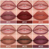 Picture of evpct 6Pcs Retractable Lip Liner Pencils Set Pack for Shaping & Sculpting Lips, Mauve Maroon Dark Red Orange Nude Chocolate Brown Plum Creamy Matte Velvet Pigmented Lip Liner lipliners Crayon Lipstick
