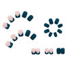 Picture of BABALAL Short Press on Nails Matte Acrylic Nails Square Fake Nails Squoval Glue on Nails Green Nails for Women and Girls