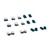 Picture of BABALAL Short Press on Nails Matte Acrylic Nails Square Fake Nails Squoval Glue on Nails Green Nails for Women and Girls