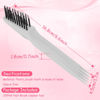 Picture of Yaomiao 2 Pieces Hair Brush Cleaner Tool 2-in-1 Hair Brush Cleaning Tool Hair Brush Remover Rake for Removing Hair Dust Mini Wet Hair Comb for Removing Dirt Home Salon Use(Pink, Gray)