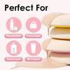 Picture of COOL-ANGLE 4Pack Pink Makeup Sponge For Foundation Concealer And Powder, Latex Free Blender Sponge For Natural And Easy Makeup Soft Long-lasting, Pack for 2X-Large and 2 Medium