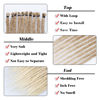 Picture of Leeven 40 Strands Synthetic Dreadlock Extensions 18 Inch Single Ended Ombre Blonde Thin Dreads Extensions Crochet Hippe Dreads Handmade 0.6 cm Width Loc Extensions Reggae Style Hair for Women Men