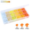 Picture of 22300Pcs Jelly Rhinestones Kit- Resin Mixed Color Rhinestones for Nail Clothes Shoes Tumblers Decoration Gifts Flat Back Round(3mm,4mm,5mm)…