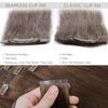 Picture of WENNALIFE Sew in Hair Extensions Real Human Hair, 24 Inch 120g Chocolate Brown Machine Weft Hair Extensions Human Hair Hand Tied Weft Hair Extensions Sew In