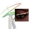 Picture of CHARMACY Multichrome Liquid Eyeliner, Glitter Chameleon Liquid Eyeshadow Eyeliner Makeup,High Pigmented with Waterproof &Smudge Proof Formula,Longwearing,Ultra-Fine Tip,PALE PINK YELLOW 908
