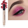 Picture of SAUBZEAN Rose Red Eyeshadow Stick Makeup, Highlighter Matte Cream Eye Shadow Pencil, Waterproof Hypoallergenic Long Lasting Crayon, Glitter Primer Palette Shimmer Eyeliner Pen wiht Soft Brush
