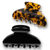 Picture of Big Claw Hair Clips for Women Girls Tortoise Hair Jaw Clips Large Hair Claw Clamps Celluloid Hair Clasp 2 Pack
