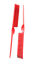 Picture of CocoBlack Naturals 3 Row Styling Comb For Detangling, Defining And Separating Curls (Bright Red)