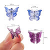 Picture of 50 Packs Assorted Color Butterfly Hair Clips, Beautiful Mini Butterfly Hair Clips Hair Accessories for Women and Girls (Black, brown，white)