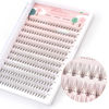 Picture of FinyDreamy 10D Lash Clusters 240pcs Individual Lash Extensions Natural Cluster Lashes 8-12mm Mix Lengths C Curl 0.07mm Thickness eyelash Individual Cluster Lashes Apply Under your Lashes(10D 8-12mm)