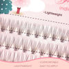 Picture of FinyDreamy 10D Lash Clusters 240pcs Individual Lash Extensions Natural Cluster Lashes 8-12mm Mix Lengths C Curl 0.07mm Thickness eyelash Individual Cluster Lashes Apply Under your Lashes(10D 8-12mm)