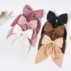 Picture of Satin Hair Bows for Women Bow Hair Clips Neutral Colors Hair Bow Ribbon Bows Barrettes and Hair Accessories for Girls 6pcs