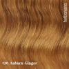 Picture of HOTBANANA Human Hair Clip in Hair Extensions, Auburn Ginger 120g Clip in Hair Extensions Real Human Hair Straight Remy Hair Clip in Hair Extensions 24 Inch 7pcs