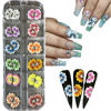 Picture of HaFLoNa- Set 24Pcs 3D Sweetheart - Enhance Your Artistic Projects with 3D Acrylic Flowers Handmade For Nail - Short & Medium Size | Exquisite Floral Accents for Crafts and Designs (3D Sweetheart)