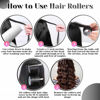 Picture of Rollers Hair Curlers 30Pcs Set with 18Pcs Hair Roller 3 Sizes (6 Large Rollers, 6 Medium Rollers, 6 Small Rollers) and 12 Clips and Storage Bag for Long Medium Short Hair Volume