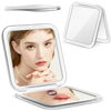Picture of MIYADIVA Compact Mirror, 30X Magnifying Mirror, Pocket Mirror for Purse, Travel Makeup Mirror with 30X/1X Magnification, Travel Essentials Mirror, Precision Tweezers, Present for Girls