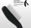 Picture of Docolor Foldable Eyelash Comb Separator Folding Lash Comb Eyebrow Mascara Applicator Eyelash Definer Arc Designed Cosmetic Brushes Tool