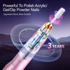 Picture of Melodly Electric Nail Drill, Professional Acrylic Nail Drill Machine for Gel, Acrylic Nails, Portable USB Electric Nail File Efile Set with Iridescent Nail Drill Bits, Manicure Pedicure Nail Tools